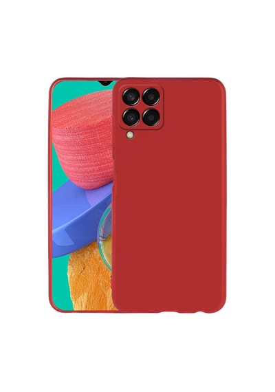 Zore Galaxy M33 Kılıf Nvth Premier Silikon Kapak - Kırmızı