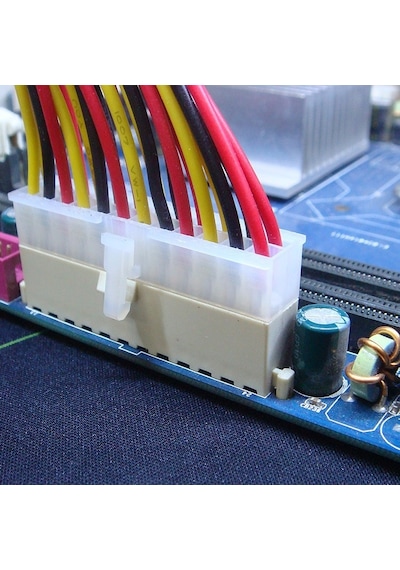 24 Pin Kasaiçi Psu Atx Power Uzatma Kablo 4983A Supply Uzatıcı Ek
