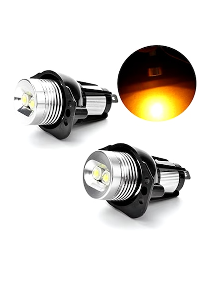 E90 E91 Led Far Ampulü Amber Sarı Renk Led Melek Gözü Far Ampulü