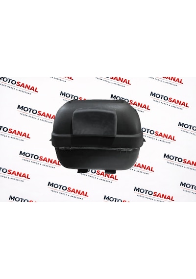 Modasanal 35 Lt Motosiklet Topcase Bel Destekli Sök Tak Kilitli Arka Çanta Siyah