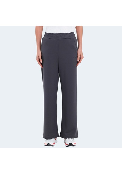 Slazenger VILLE Kadın Cepli Bol Paça Koyu Gri Eşofman Altı