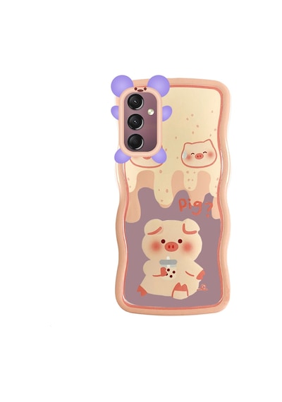 Samsung Galaxy Uyumlu A24 Kılıf Marla Seri Desenli Silikon Kapak