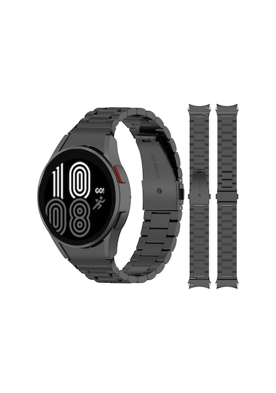 Samsung Galaxy Uyumlu Watch 4 5 6 Pro 40 44 Classic 42 43 46 47 Mm Kordon 1-1  Klipsli Metal Kordon 04