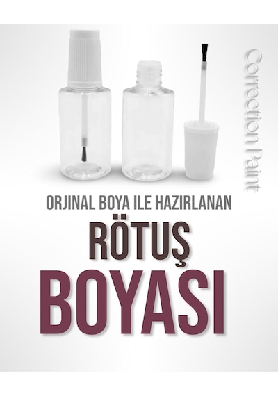 Honda Forza Pcx Nh-b35p Beyaz Yasemin Gri Fırçalı Rötuş Boyası 30 + 30 Ml Çift Şişe