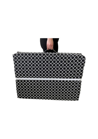 Katlanır Yatak Yer Yatağı Sünger Yatak Taşınabilen Tek Kişilik 80x180 Kara Çatı 6 Cm