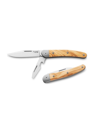 Lionsteel Jack Jk2 Ul Olive Wood Kamp Çakı Açık Kahverengi