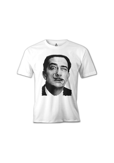 Salvador Dali Beyaz Erkek Tshirt
