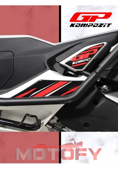 GP Kompozit Honda PCX 125 2021-2024 Uyumlu Artçı Ayak Pad Kırmızı