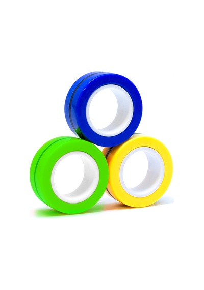 Magnetic Rings Stres Yüzüğü Yeşil Sarı Mavi