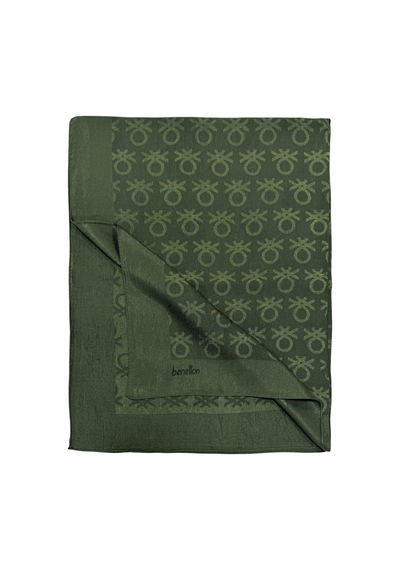 Benetton Lyocell Şal - Roma - Haki