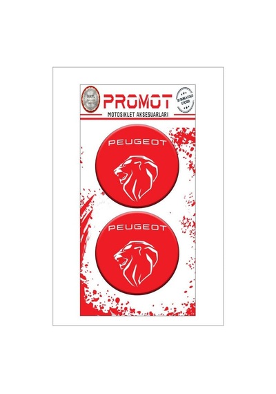 Peugeot Amblemi Oto Sticker 3d 07