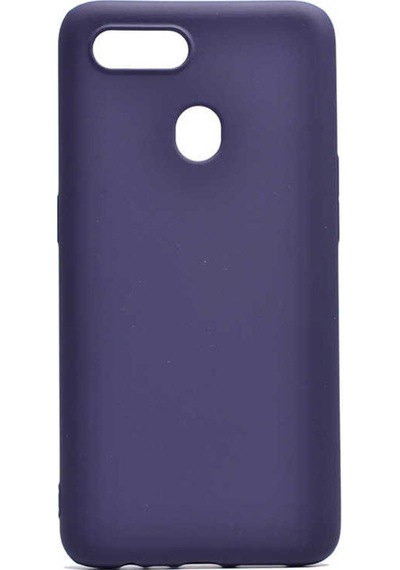 Oppo Ax7 Kılıf Zore Premier Silikon Kapak Lacivert