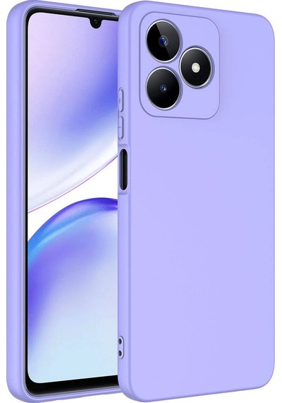 Realme C53 Kılıf Zore Mara Lansman Kapak Lila