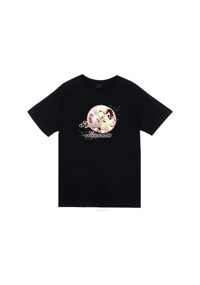 Kamisama Baskılı Unisex %100 Pamuk Siyah T-shirt SIYAH