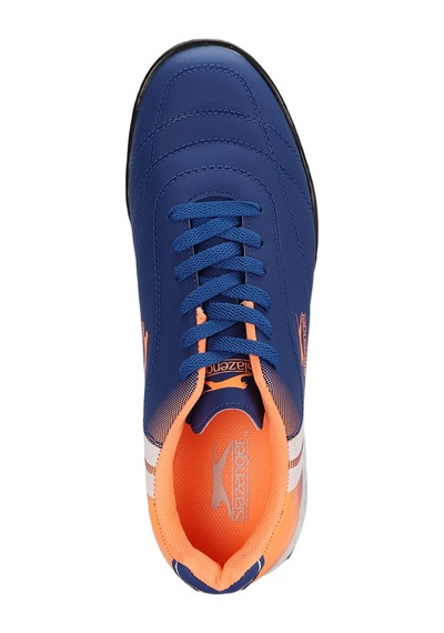 Slazenger MARK HS Çocuk Halı Saha Saks Mavi Futbol Ayakkabısı