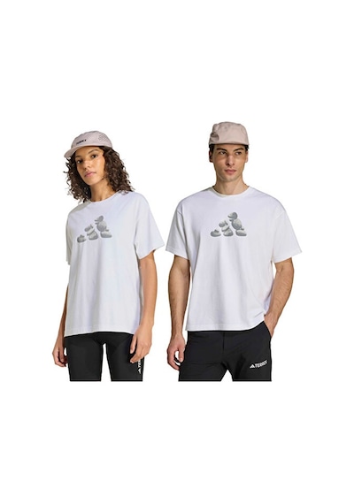 Adidas U Terrex Rocks G T Unisex Outdoor Tişörtü Kb9625 Beyaz