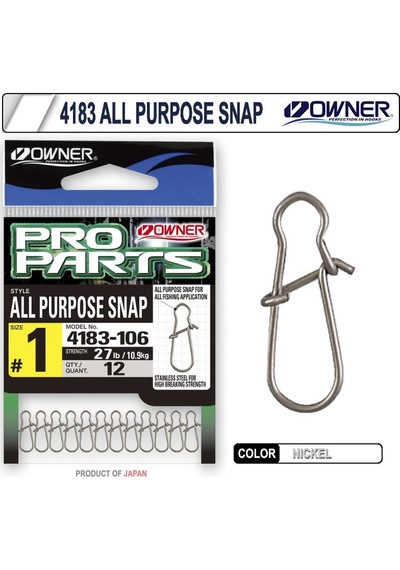 Owner 4183 Snap Spin Ve Lrf Klipsi