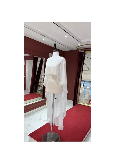 Ezni Atelier Şifon Gelin Pelerini 140 Cm Transparan Gelinlik Pelerini Uzun Gelin Pelerini Zarif Düğün Pelerini Beyaz Beyaz Ezni Atelier Şifon Gelin Pelerini 140 Cm Transparan Gelinlik Pelerini Uzun Gelin Pelerini Zarif Düğün Pelerini Beyaz Beyaz