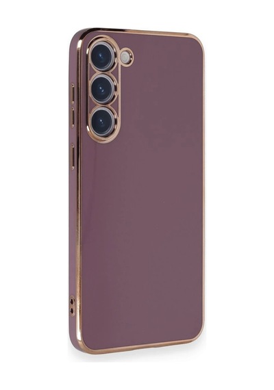 Newface - 346 - Samsung Galaxy S23 Plus Kılıf Volet Silikon - Cadde101 - - Mor