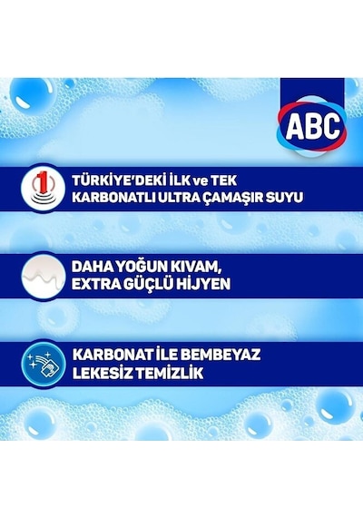 Abc Karbonatlı Ultra Çamaşır Suyu 750 Ml 6'lı Paket Diğer