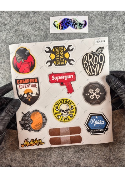 Bdls24 Küçük Boy 10lu Sticker Seti