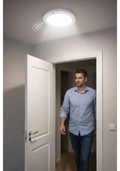 Ct 9247 Sıva Üstü 20w Sensörlü Led Armatür 6400k Beyaz Işık Diğer
