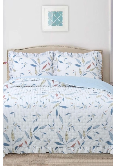 Breeze Serin Sabah Çift Kişilik Yatak Örtüsü 240x260 Çok Renkli