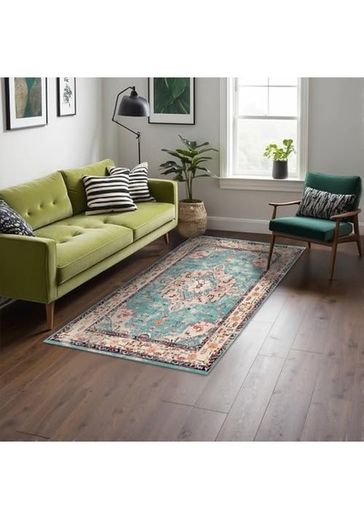 Pier Kadife Kaymaz Pamuk Tabanlı Yıkanabilir Antibakteriyel Salon Halısı 200x300 Diğer