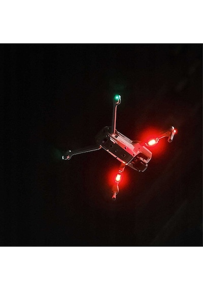 4'lü Uzaktan Kumandalı Çakar Led Şarjlı Mini Led Işık Drone Işığı