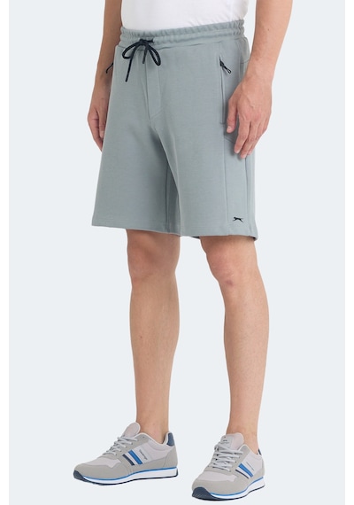 Slazenger Vılte 2 Li Set Erkek Şort Koyu Gri - Su Yeşili