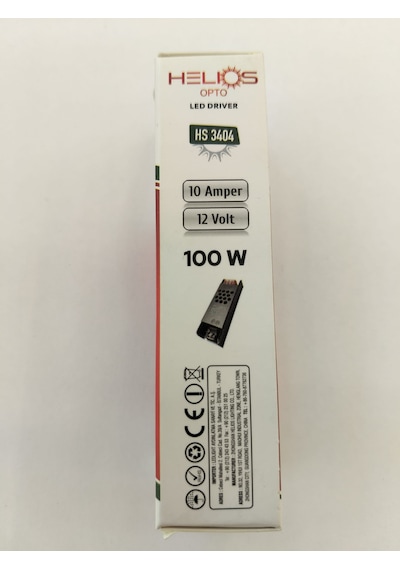 Hs-3404 Şerit Let Trafosu 10amper 100w 12v