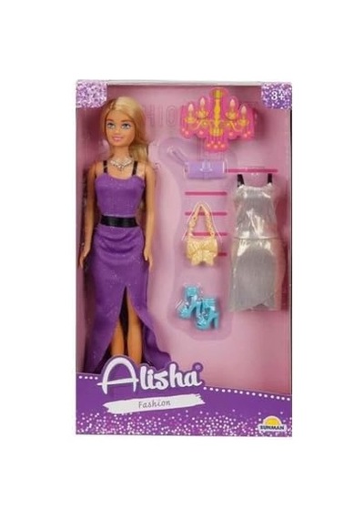 3393 Sun-rst-sıs Minik Alisha Yedek Kıyafetli Bebek Set 29 Cm -