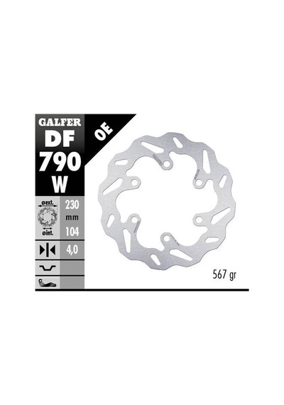 Husqvarna Vitpilen 401 Arka Fren Diski 230 Mm 2024 Sonrası Galfer Dalgalı Sabit Disk