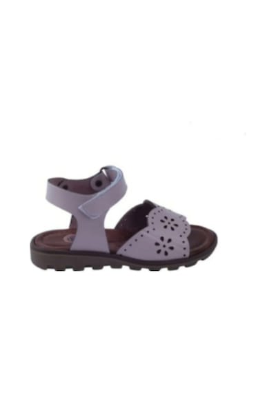 Raduno 0329 Çiçekli Kız Çocuk Pudra Sandalet 26-30 Pudra