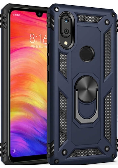 Huawei P Smart 2019 Yüzüklü Standli Vega Kilif Ekran Koruyucu 510330881