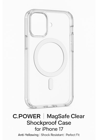 C.power Magsafe Şeffaf Sert Kılıf Apple Uyumlu iPhone 17 , 17 Air , 17 Pro, 17 Pro Max , Darbeye Dayanıklı Pc Malzeme Şeffaf C.power Magsafe Şeffaf Sert Kılıf Apple Uyumlu iPhone 17 , 17 Air , 17 Pro, 17 Pro Max , Darbeye Dayanıklı Pc Malzeme Şeffaf