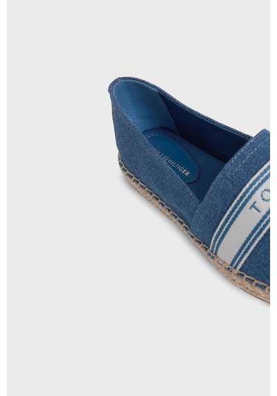 Tommy Hilfiger Logolu Espadril Ayakkabı Bayan Ayakkabı Fw0fw09334 1cd Mavi