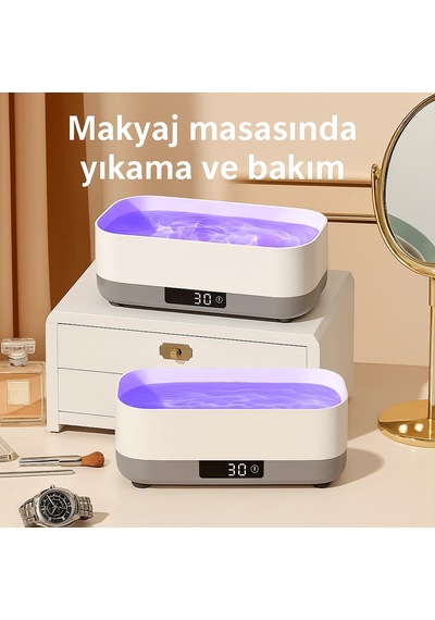Dailytech Ultrasonik Gözlük Temizleme Cihazı Takı Saat Lens Derin Temizlik Makinesi