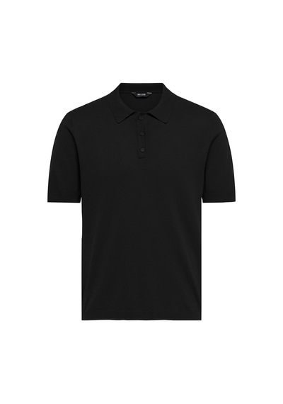 Only & Sons Erkek Siyah Polo Tişört 22022219-b Siyah