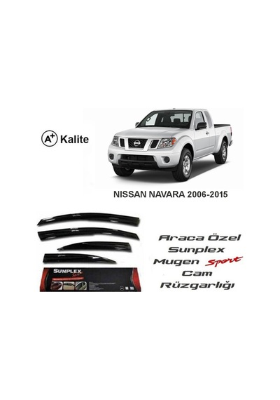 Nissan Navara Cam Rüzgarlığı Mugen Tip Sunplex 2006-2015