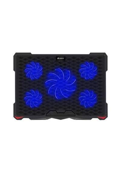 15-16" Boyutlarına Uygun 5-fanlı Notebook Soğutucu, Siyah Renk Seçeneği