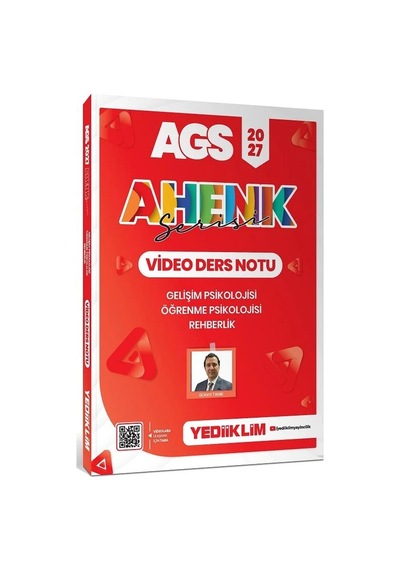 Yediiklim 2027 Meb-ags Eğitim Bilimleri Gelişim, Öğrenme Psikolojisi, Rehberlik Video Ders Notu Ahenk Serisi - Bülent Tanık Yediiklim Yayınları