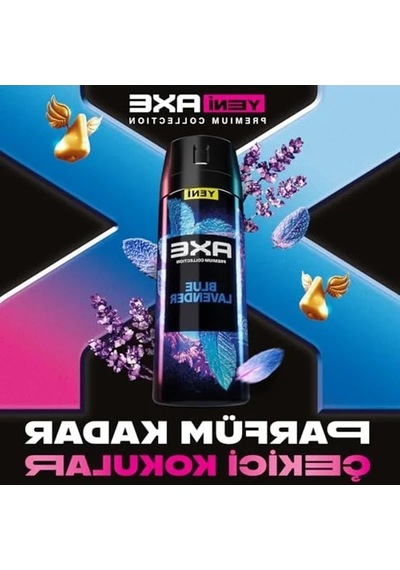 Erkekler İçin 150 Ml Sprey Deodorant, Mavi Lavanta Ve Premium Parfüm