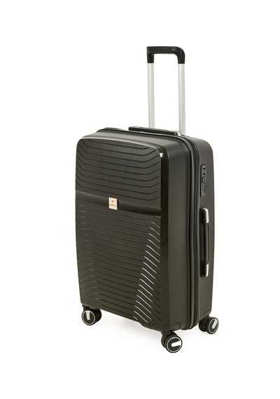 Hoffmannss Orta Boy Pp Valiz - Siyah - 58 Cm Çok Renkli