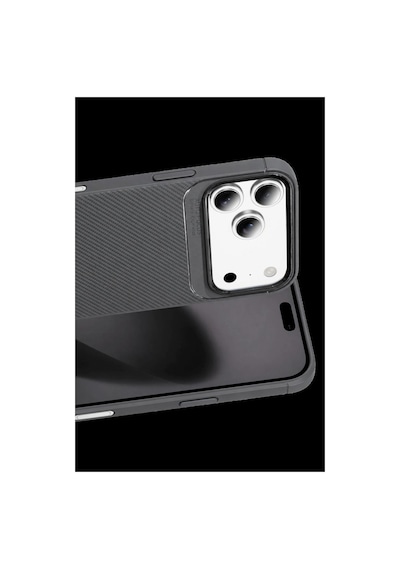 Newface Apple iPhone Uyumlu 18 Pro Auto Focus Karbon Kapak - Gri