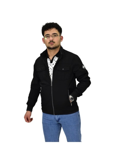 Erkek Mevsimlik Spor Mont 8093 Bgl-st04511 Siyah