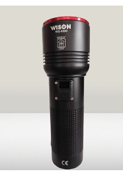 Ws-6200 40w 4000 Lümen Profesyonel Avcı El Feneri Siyah