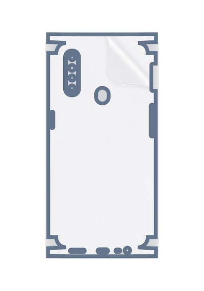 Oppo A8 Uyumlu Fullbody Arka Kaplama Hidrojel Koruyucu Film