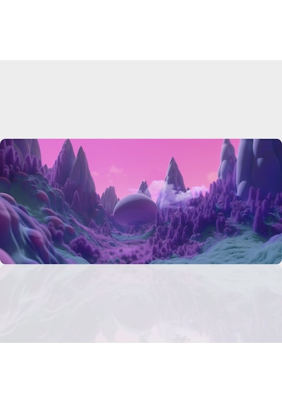 90x40 Cm Desenli Oyuncu Gaming Mouse Pad Kaymaz Kauçuk Taban Fare Altlığı Xxl Mousepad Landscape Serisi 03