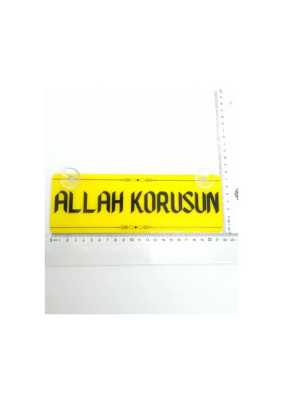 Allah Korusun Vantuzlu Dekor Pleksi Plaka
